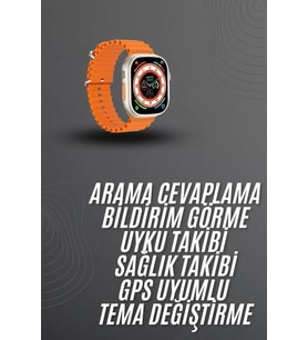 Mey İthalat® Akıllı Saat Arama Cevaplayan Bildirim Görme Yeni Nesil Bluetooth Bağlantılı