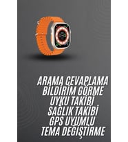Mey İthalat® Akıllı Saat Arama Cevaplayan Bildirim Görme Yeni Nesil Bluetooth Bağlantılı