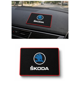 Skoda Araçlar İçin Torpido Üstü Kaydırmaz Ped - Telefon ve Eşya Sabitleyici