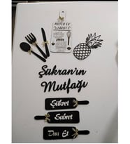 Mutfak Mdf Duvar Pano