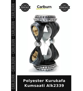 Özel Üretim Dekoratif Hediyelik Gothic Masaüstü Polyester Kurukafa Kumsaati Alk2339
