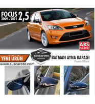 Ford Focus 2.5 2009-2011 Batman Yarasa Ayna Kapağı Piano Black ABS Plastik