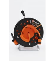 Makaralı Bahçe Sulama Hortumu Seti 20 Metre 1/2 inç - 5 Fonksiyonlu Püskürtme Tabancalı Taşınabilir Hortum Sarıcı Makara, Dayanıklı Bahçe Yıkama Çim Sulama Hortumu Seti