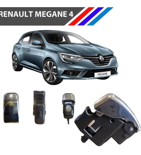 Megane 4 Otomatik Vites Topuzu İç Mandalı Parlak Krom 