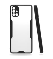 Samsung Galaxy M51 Kılıf Platin Silikon - Siyah