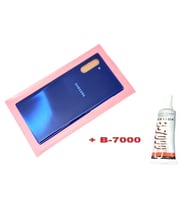 Tkgz Samsung Galaxy NOTE 10 Arka Pil Batarya Kapağı (CAM+B-7000) MAVİ