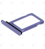 Apple iPhone 12 Mini Uyumlu Sim Tepsisi (Eflatun)