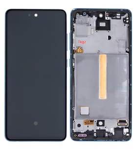 Tkgz - Samsung Galaxy A52 - SM-A525 Uyumlu Lcd Ekran Dokunmatik Servis ÇITALI MAVİ