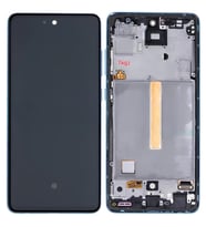 Tkgz - Samsung Galaxy A52 - SM-A525 Uyumlu Lcd Ekran Dokunmatik Servis ÇITALI MAVİ