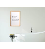 BK Home Banyo Dekoratif Retro Ahşap Tablo-20