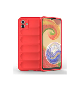 Samsung Galaxy A04 Kılıf Optimum Silikon - Kırmızı