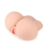 Fastieshop  Vajinal Çift Girişli Kalça Mastürbatör 2.5 kg (Ten)