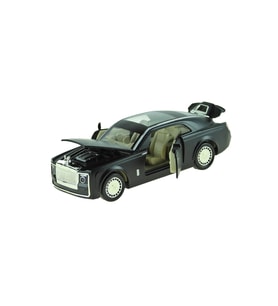 Oyuncak Metal Araba Çek Bırak Işıklı Sesli Phantom 13 cm Siyah