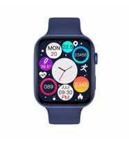 Pazariz Akıllı Saat 99 Smartwatch  Türkçe Menü  Arama Cevaplama Kablosuz Şarj (Mavi)
