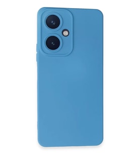 Newface Vivo Y27 Kılıf Nano içi Kadife Silikon - Mavi
