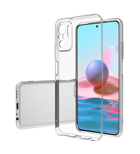Xiaomi Redmi Note 10S Kılıf Şeffaf Silikon Hibrit Case (Renksiz)