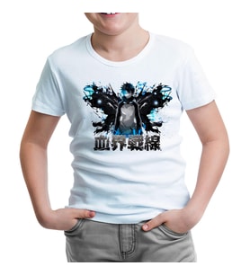 BBB - Kekkai Sensen Beyaz Çocuk Tshirt