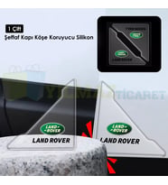 Land Rover Logo Kapı Kenar Köşe Koruyucu Çarpma Çizilme Önleyici Silikon Şeffaf Damla Etiket 1 Çift