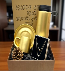 Gold Fincan Hediye Seti