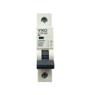 Viko B6 1x6A Sigorta Tek Fazlı Devre Koruma Anahtarı (Beyaz)