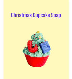 Christmas Cupcake Soap / Yılbaşı Cupcake Doğal Sabun