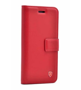Huawei Y7 2018 Kapaklı Kılıf Mıknatıslı Kopça Cüzdan ve Stand Özelliği (Kırmızı)