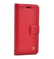 Huawei Y7 2018 Kapaklı Kılıf Mıknatıslı Kopça Cüzdan ve Stand Özelliği (Kırmızı)