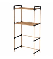 Nwood Modüler RaflıI Çamaşır Makinesi Organizer Rafı MDF 65*35*100