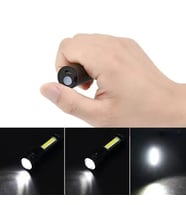 MİNİ ÇOK GÜÇLÜ ŞARJLI EL FENERİ (XPE-COB LED ) WATTON WT-030 (Siyah)