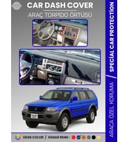 MITSUBISHI MONTERO SPORT (1996-2009) Torpido Örtüsü Ön Göğüs Koruma Torpido Koruma Araca Özel