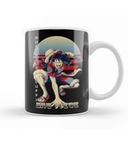 One Piece Monkey D Luffy 03 Kupa Bardak Porselen
