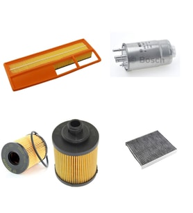 Bosch Filtre Bakım Seti Fiat Grande Punto 1.3 MTJ Multijet Hava + Yağ F + Yakıt F. + Polen Bosch,Yağ filtre iki tip çıkar lütfen şase no gönderiniz.