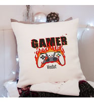 Gamer ( Oyuncu ) Tasarımlı Yastık Kişiye Özel