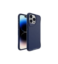 Apple iPhone 15 Pro Max Uyumlu Kılıf Zore Airbag Kenarlı T-Max Mat Standlı Kapak (Lacivert)
