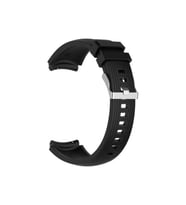 Samsung Gear S2 (20mm) Uyumlu Kordon Silikon Çizgili Spor Yumuşak KRD-18 Kayış