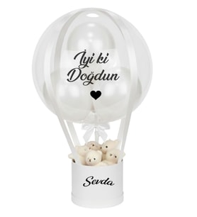 Kişiselleştirilebilir Doğum Günü Hediyesi Balon Kutusu