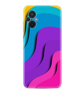 Xiaomi Poco M5 Kılıf Silikon Desen Özel Seri Renk Cümbüşü 1631