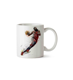 Basketbol Basketbolcu Porselen Kupa Bardak