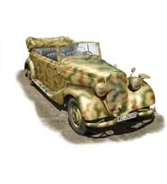 Miniart 35107 – Alman Stabswagen Tip 170 V. Cabrio B