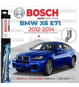 Bosch Aerotwin Muz Silecek Takımı Bmw X6 E71 2012-2014 ile uyumlu