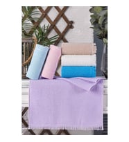 Saçaklı 40x70 Kurulama Havlu Seti 6'lı (Çok Renkli)