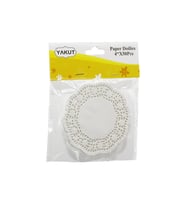 Kağıt Bardak Altlığı Seti - 50'li Paket - Dantel Tasarımlı