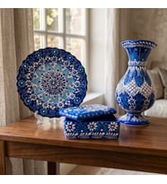 DENİZ SERİSİ EV DEKORASYON SETLERİ, EL İŞLEMESİ ÇİNİLER , 4 FARKLI SET İLE...