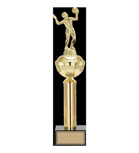 ODAK KUPA - Figürlü Kupalar - Voleybol Kadın Figürlü Kupalar FG-047 A - 44 cm