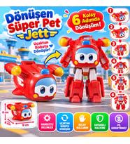 Harika Kanatlar Dönüşen Süper Pet Jett