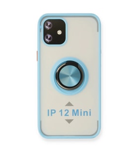 İphone 12 Mini Kılıf Montreal Yüzüklü Kapak - Buz Mi