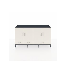 Hyperion Konsol 6 Raflı 3 Çekmeceli 4 Kapaklı 176x44x99 Antrasit-Aytaşı