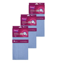 Mikrofiber Çok Amaçlı Bez Mavi Üçlü Paket