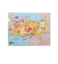 Türkiye Haritası Yapboz Puzzle 25X35 - 2 adet