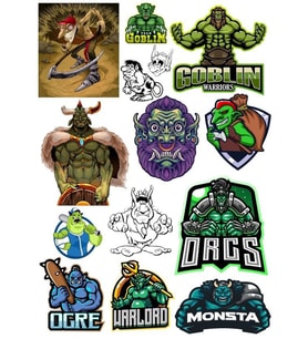 Goblin Sticker Set 13 Parça Telefon, Tablet, Defter, Laptop Sticker
